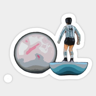 Subbuteo inspired Diego 10 Sticker